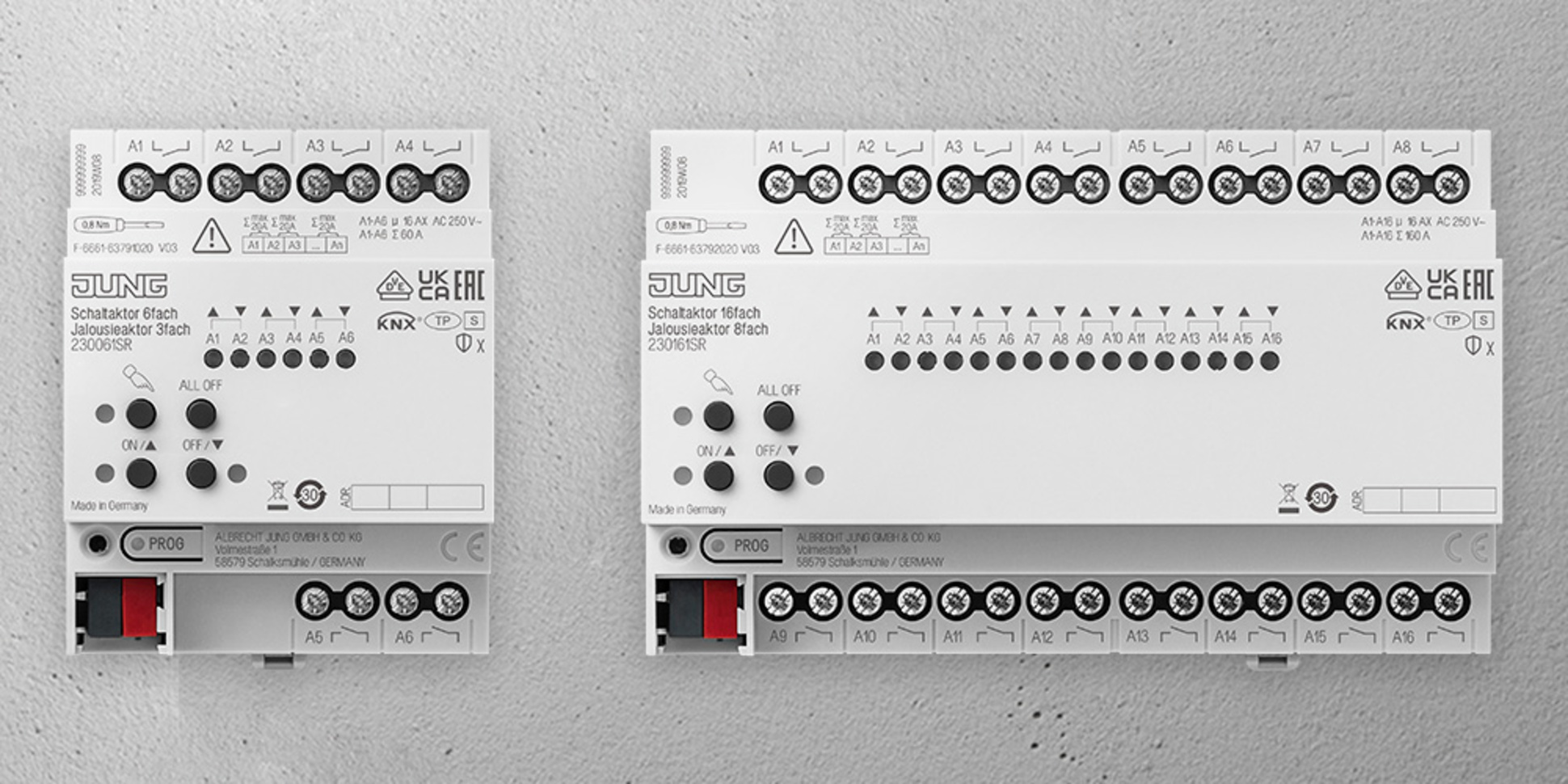 KNX Schalt- und Jalousieaktoren bei Thrainer & Waldschütz GmbH in Irschenberg