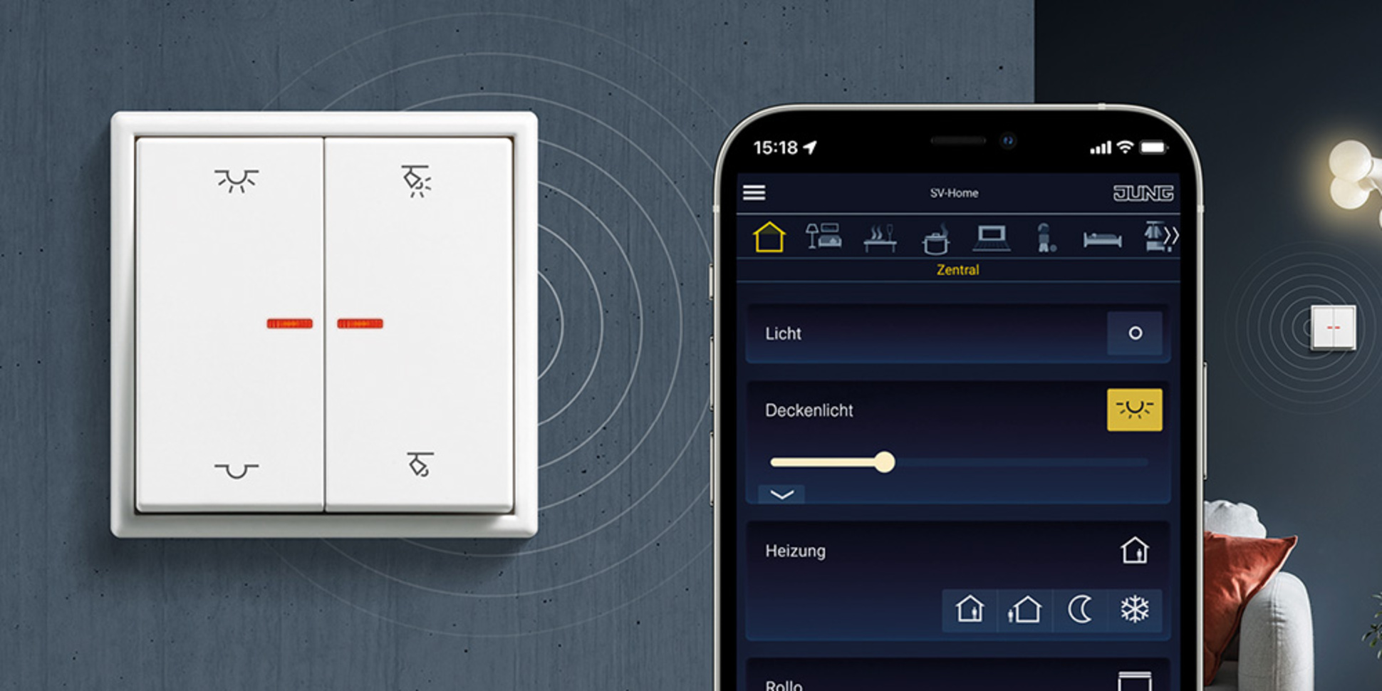 KNX RF Taster bei Thrainer & Waldschütz GmbH in Irschenberg